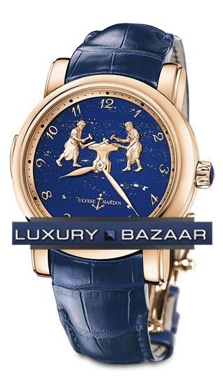 Ulysse Nardin Forgerons Minute Repeater (Blue / RG) 716-61/E3 - Click Image to Close